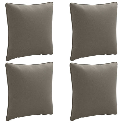 4-Delige Rugkussens PUTTEN 4 pcs 100% Polyester Grijs