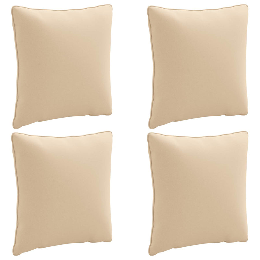 4-Delige Rugkussens PUTTEN 4 pcs 100% Polyester Crèmekleurig