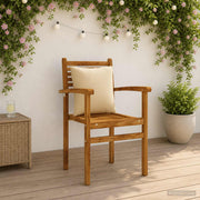 Rugkussens 4 stuks beige polyester