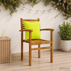 Rugkussens PUTTEN 4 stuks helder groen 100% polyester