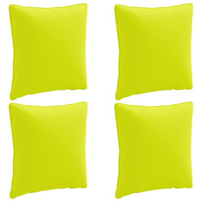 4-Delige Rugkussens PUTTEN 4 pcs 100% Polyester Helder groen