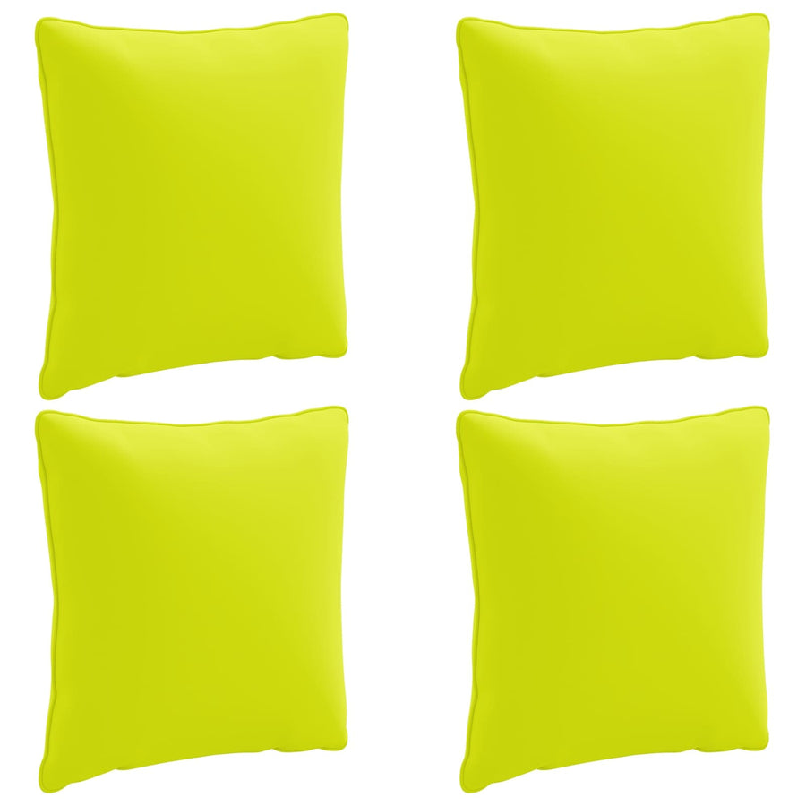 4-Delige Rugkussens PUTTEN 4 pcs 100% Polyester Helder groen