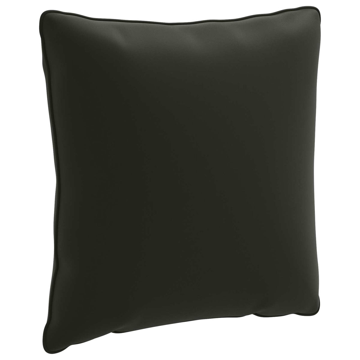 1-Delig Rugkussen PUTTEN 100% Polyester Zwart 40 x 40 x 15 cm