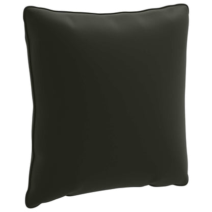 1-Delig Rugkussen PUTTEN 100% Polyester Zwart 40 x 40 x 15 cm