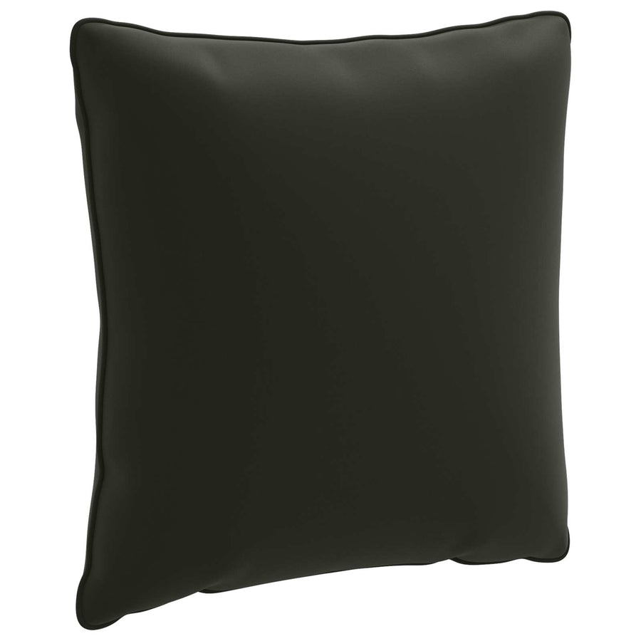 1-Delig Rugkussen PUTTEN 100% Polyester Zwart 40 x 40 x 15 cm