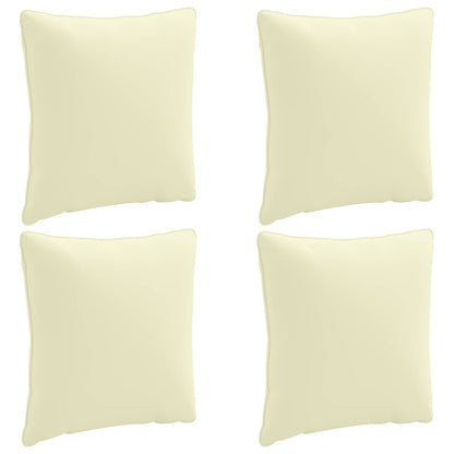 4-Delige Rugkussens PUTTEN 4 pcs 100% Polyester Crèmekleurig
