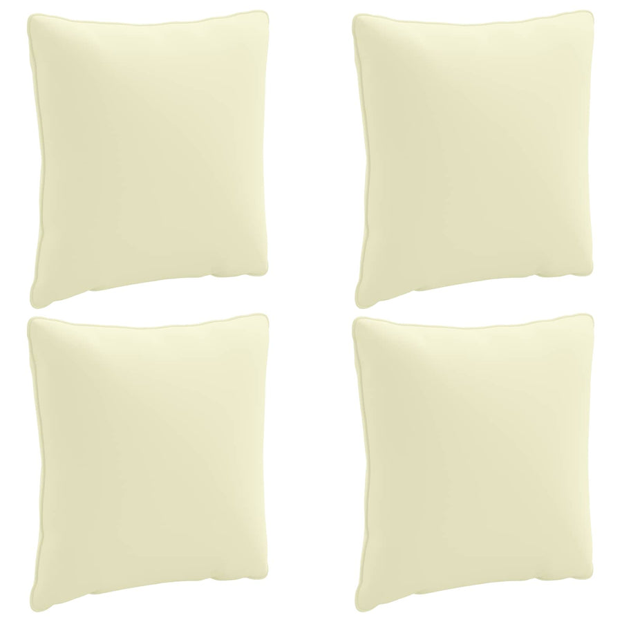 4-Delige Rugkussens PUTTEN 4 pcs 100% Polyester Crèmekleurig