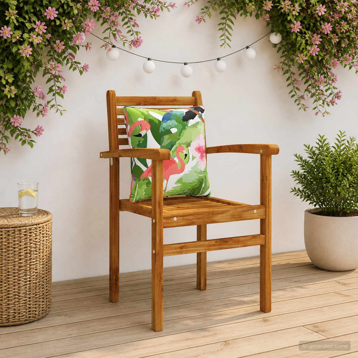 4-Delige Rugkussens PUTTEN 4 pcs 100% Polyester Meerkleurig