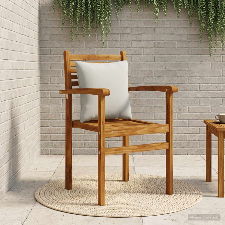 1-Delig Rugkussen PUTTEN 100% Polyester Grijs 40 x 40 x 15 cm