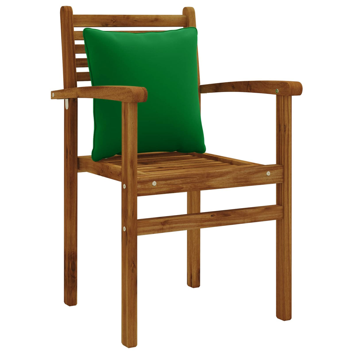 1-Delig Rugkussen PUTTEN 100% Polyester Groen 40 x 40 x 15 cm
