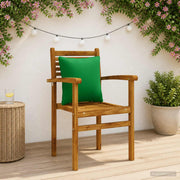 Rugkussens 4 stuks groen polyester