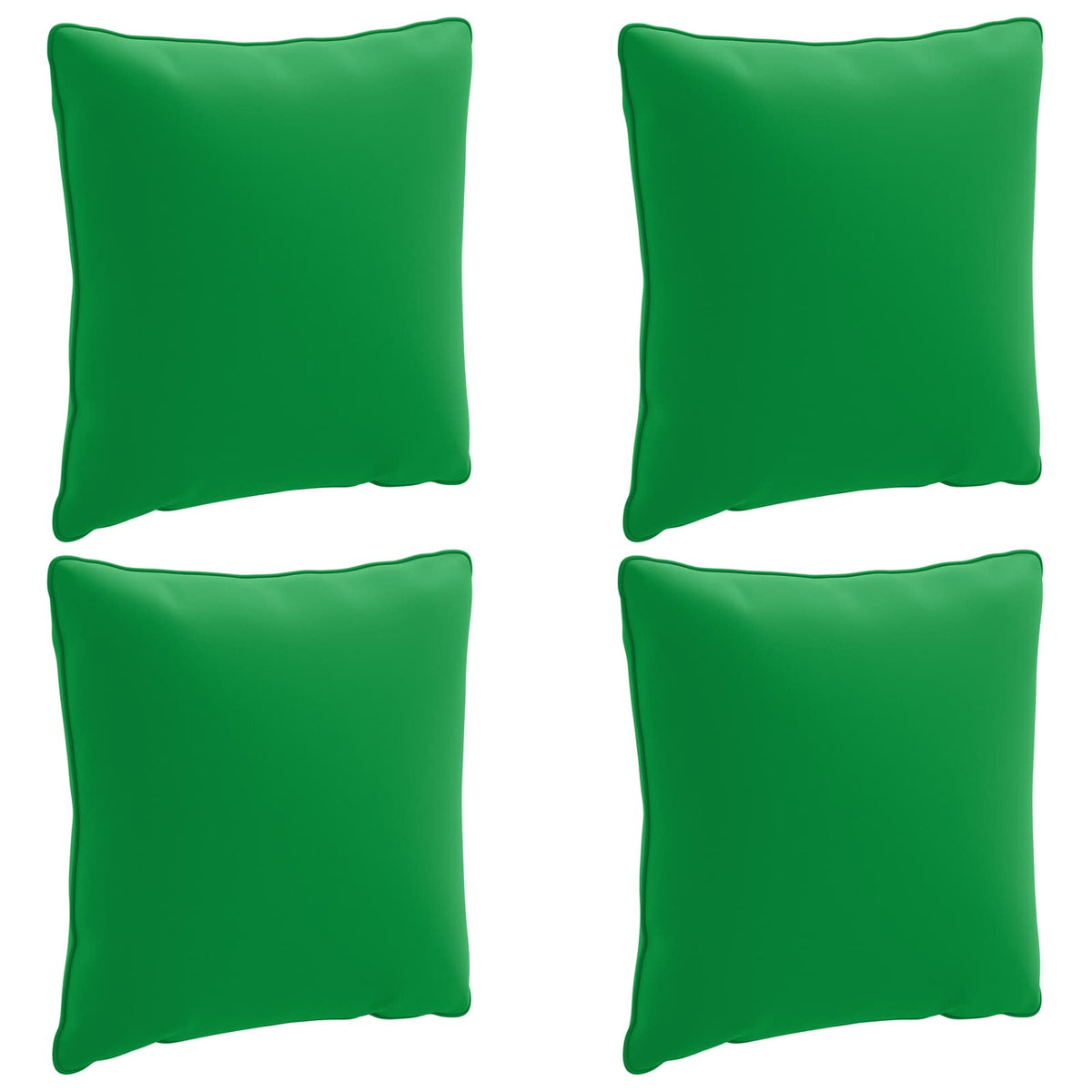 4-Delige Rugkussens PUTTEN 4 pcs 100% Polyester Groen