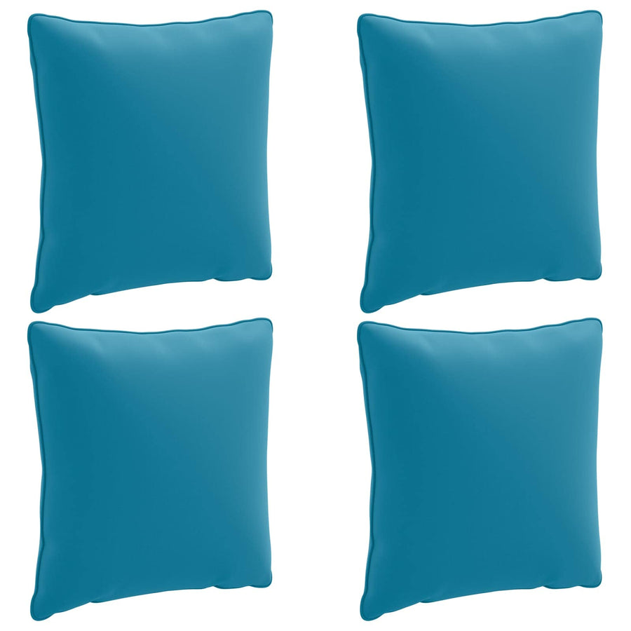 4-Delige Rugkussens PUTTEN 4 pcs 100% Polyester Lichtblauw