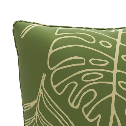 1-Delig Rugkussen PUTTEN 100% Polyester Bladontwerp