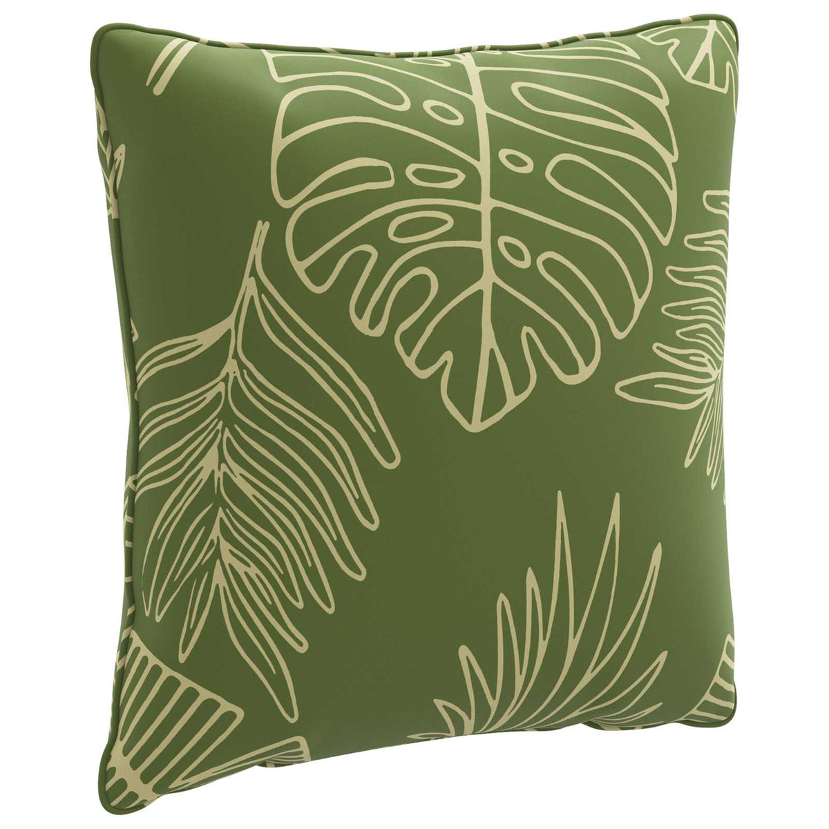 1-Delig Rugkussen PUTTEN 100% Polyester Bladontwerp