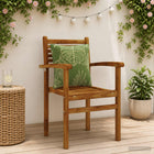 Rugkussens groen blad 4 stuks polyester