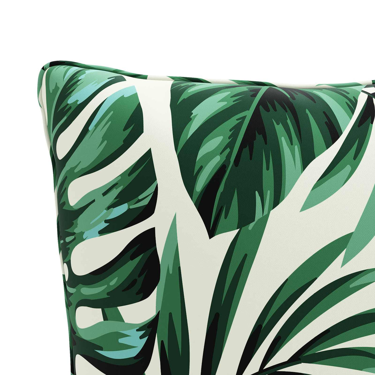 1-Delig Rugkussen PUTTEN 100% Polyester Bladpatroon