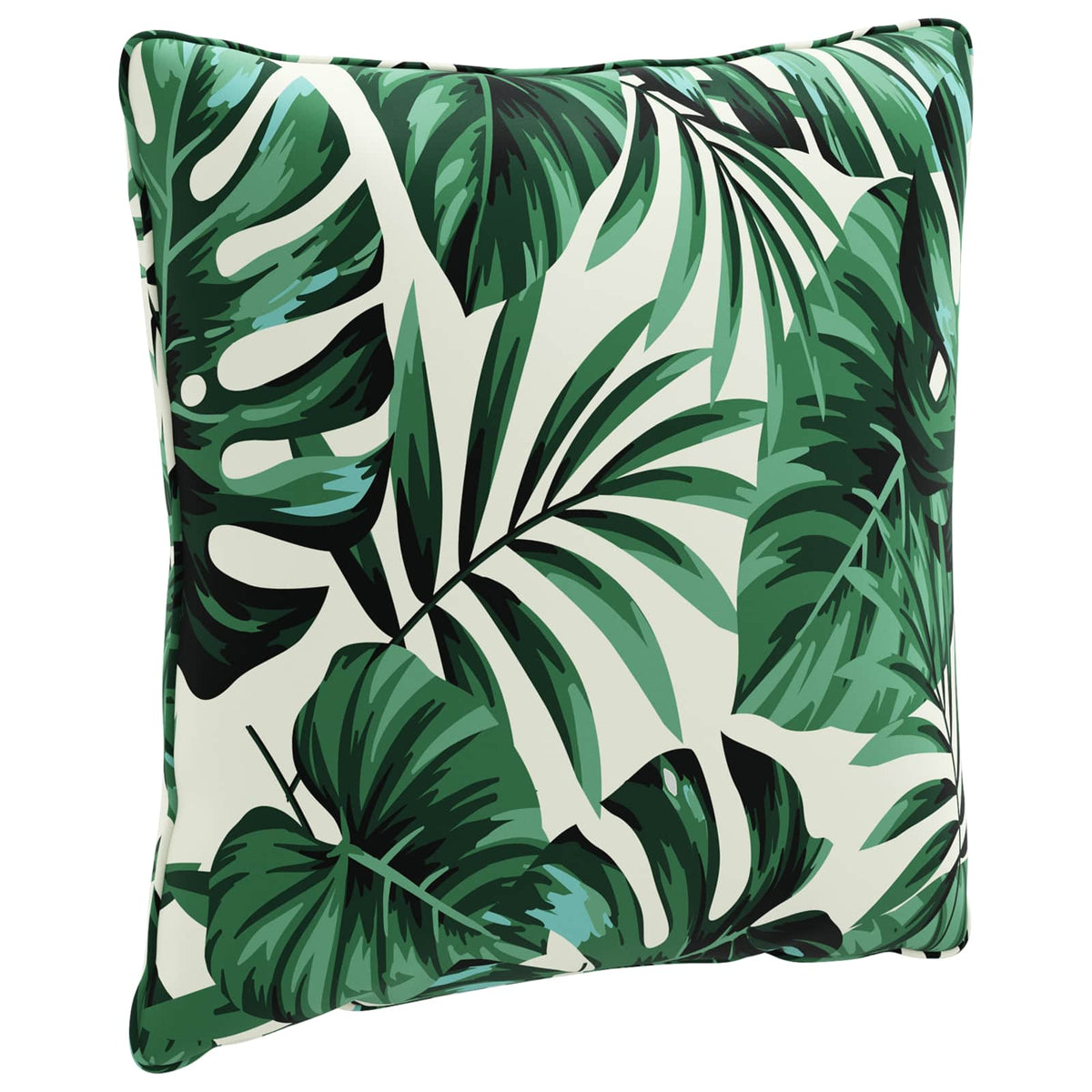 1-Delig Rugkussen PUTTEN 100% Polyester Bladpatroon