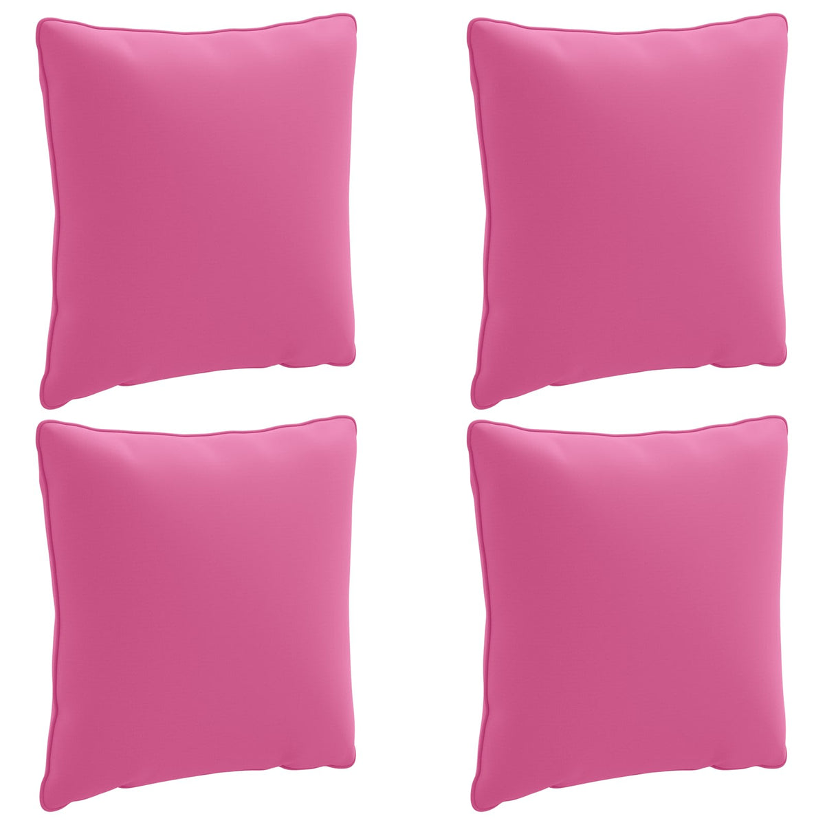 4-Delige Rugkussens PUTTEN 4 pcs 100% Polyester Roze