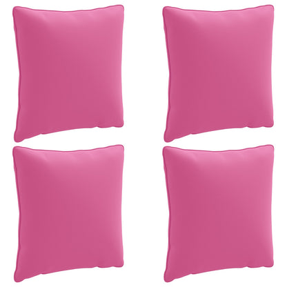 4-Delige Rugkussens PUTTEN 4 pcs 100% Polyester Roze