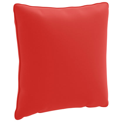 1-Delig Rugkussen PUTTEN 100% Polyester Rood 40 x 40 x 15 cm