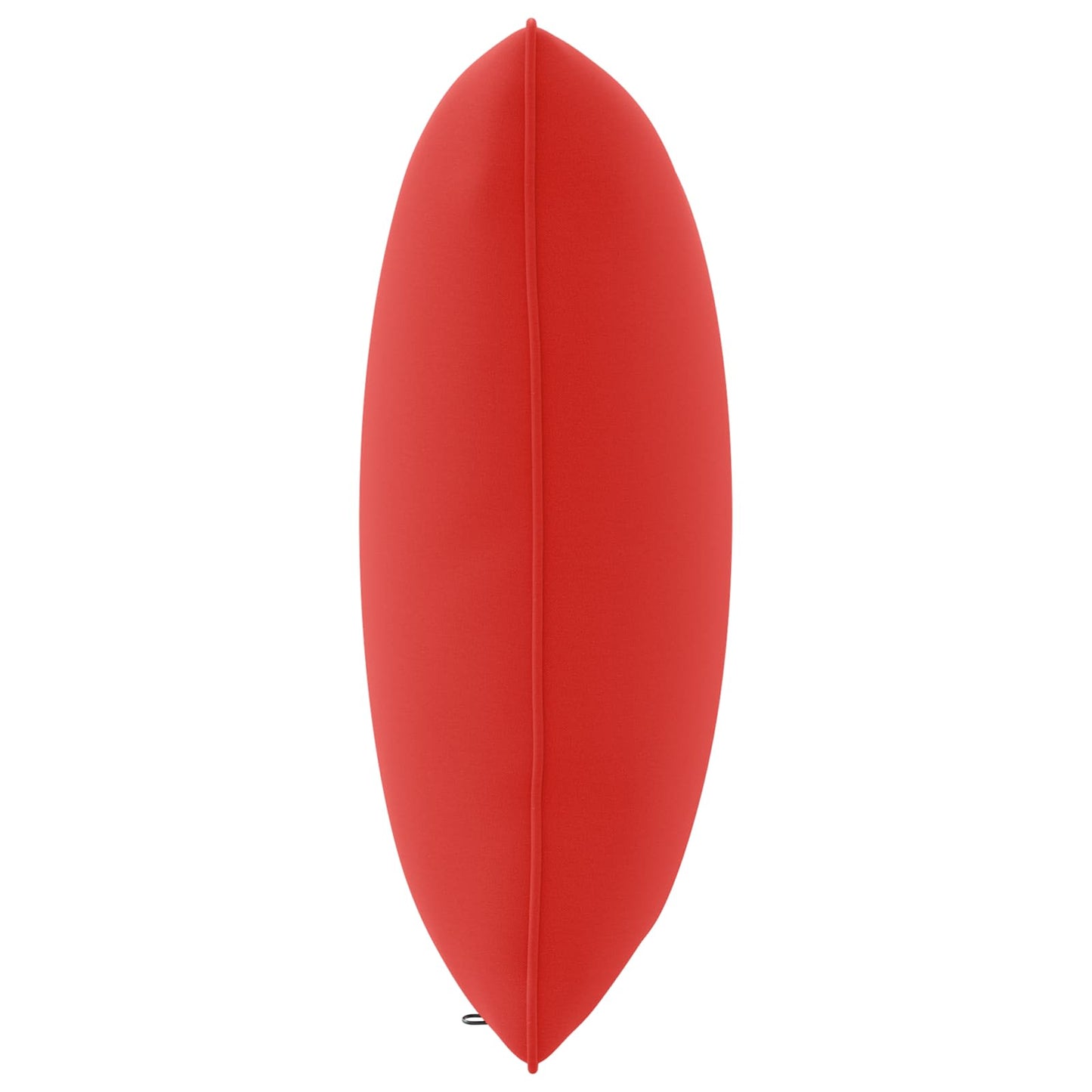 1-Delig Rugkussen PUTTEN 100% Polyester Rood 40 x 40 x 15 cm