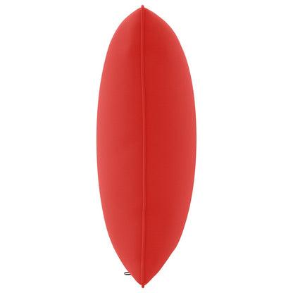 1-Delig Rugkussen PUTTEN 100% Polyester Rood 40 x 40 x 15 cm