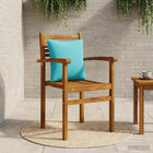 Rugkussen PUTTEN turquoise 100% polyester