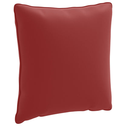 1-Delig Rugkussen PUTTEN 100% Polyester Wijnrood