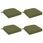 Zitkussens SOEST 4 stuks olijfgroen polyester