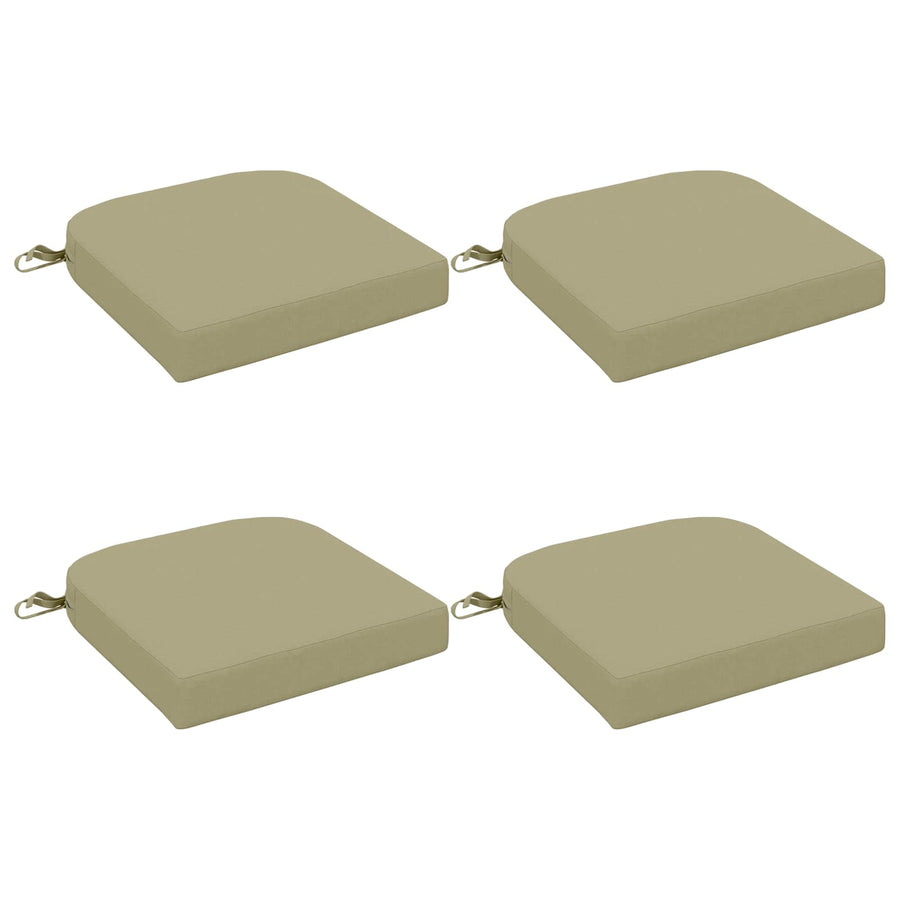 4-delige Zitkussens SOEST 4 pcs 100% Polyester Lichtgroen