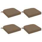 Zitkussens SOEST 4 stuks taupe polyester