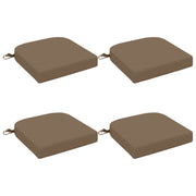 Zitkussens SOEST 4 stuks taupe polyester