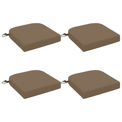4-delige Zitkussens SOEST 4 pcs 100% Polyester Taupe