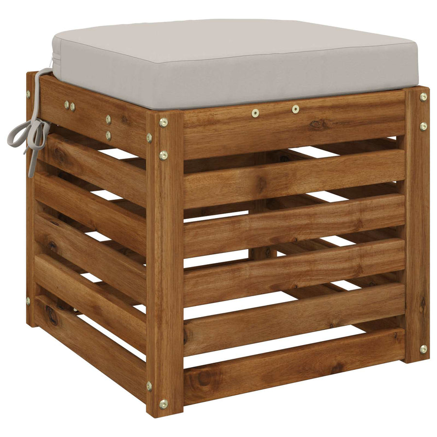 1-delig Zitkussen SOEST 100% Polyester Wit 40 x 40 x 7 cm