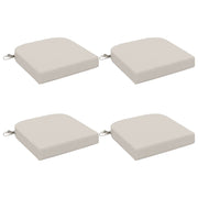 Zitkussens set 4 stuks wit polyester