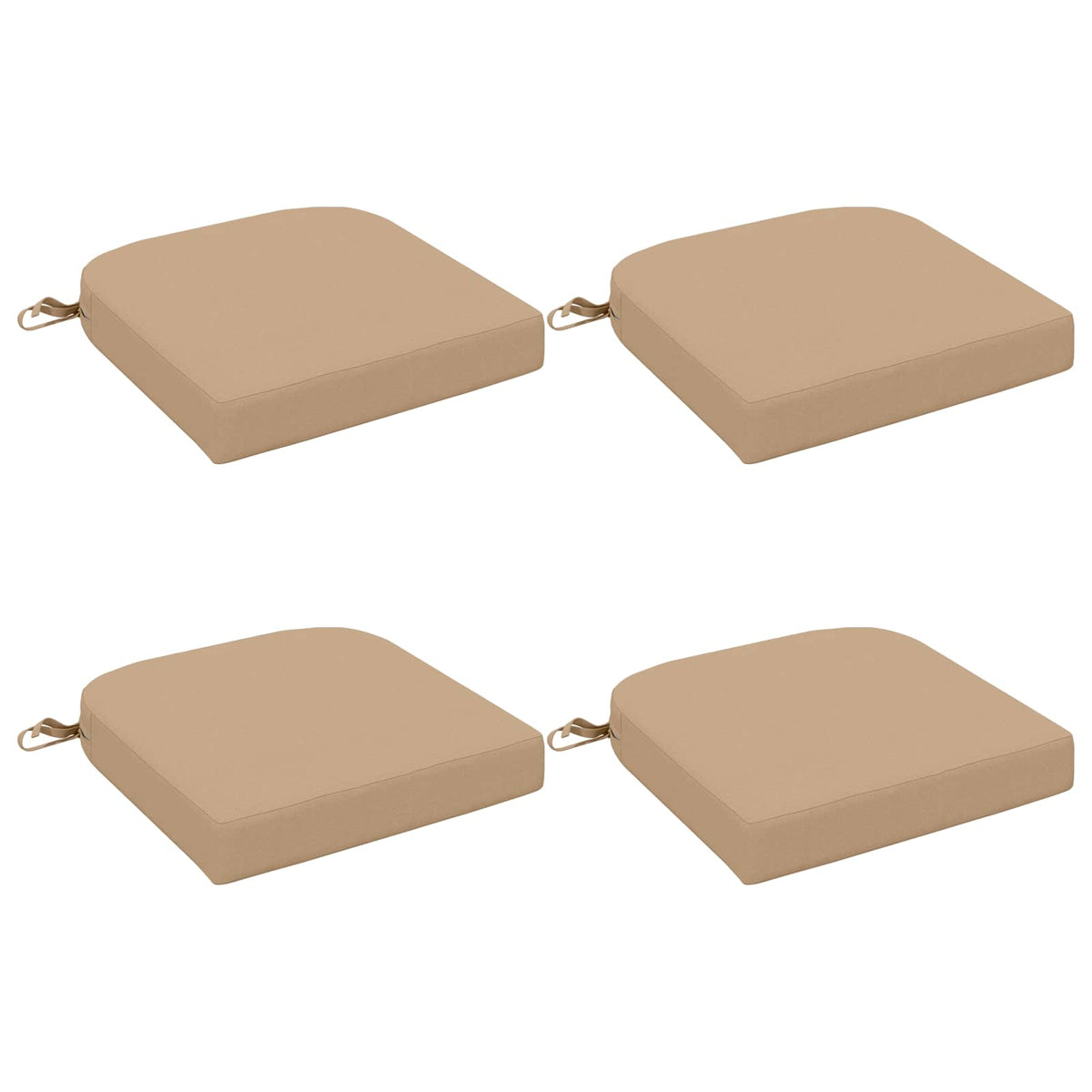 4-delige Zitkussens SOEST 4 pcs 100% Polyester Zand