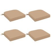 Zitkussens 4 stuks zand 100% polyester