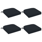 Zitkussens SOEST 4 stuks donkerblauw 100% polyester