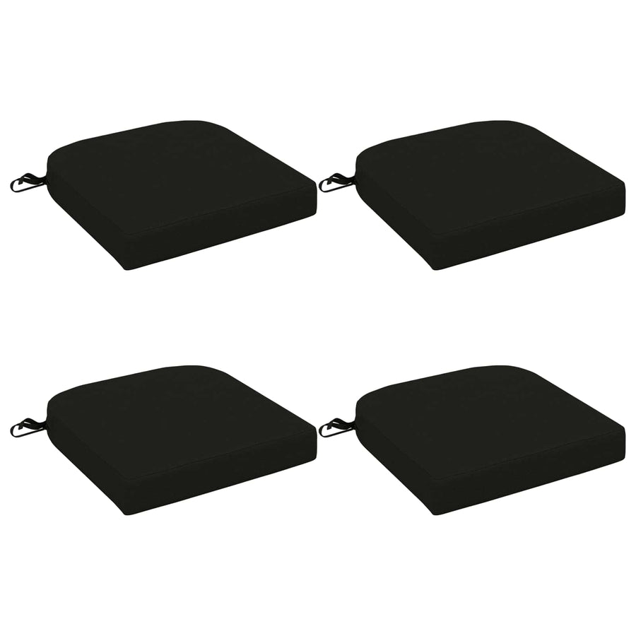 4-delige Zitkussens SOEST 4 pcs 100% Polyester Zwart