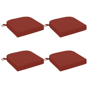 Zitkussens SOEST 4 stuks rood 100% polyester