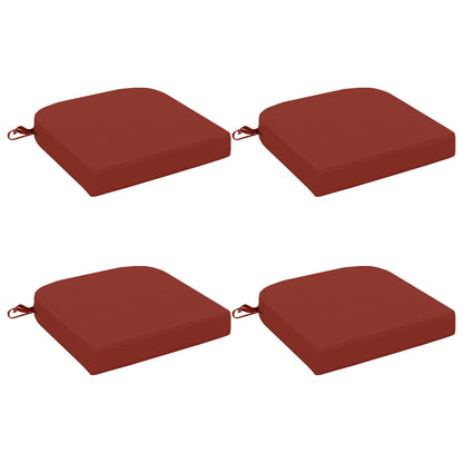4-delige Zitkussens SOEST 4 pcs 100% Polyester Rood