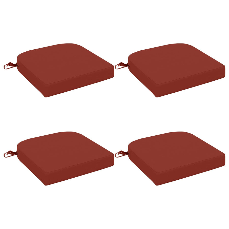 4-delige Zitkussens SOEST 4 pcs 100% Polyester Rood
