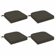 Zitkussens 4 stuks antraciet polyester
