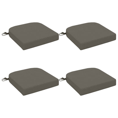4-delige Zitkussens SOEST 4 pcs 100% Polyester Grijs