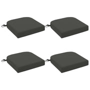 Zitkussens 4 stuks antraciet polyester