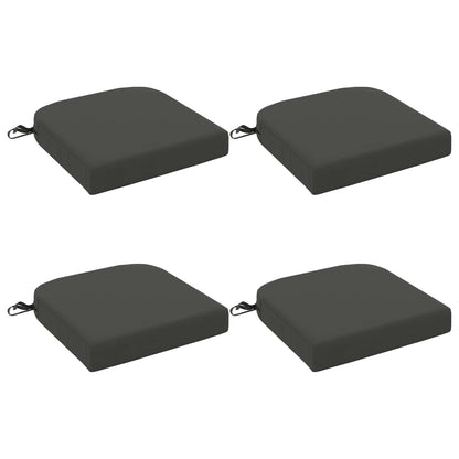 4-delige Zitkussens SOEST 4 pcs 100% Polyester Antraciet