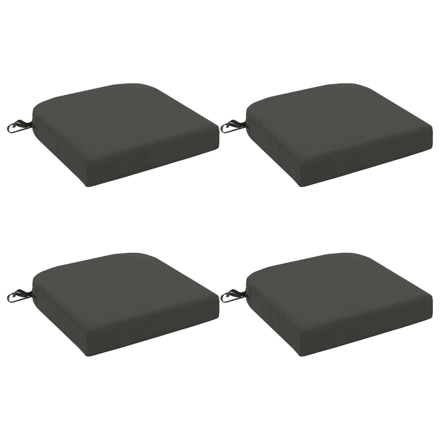 4-delige Zitkussens SOEST 4 pcs 100% Polyester Antraciet