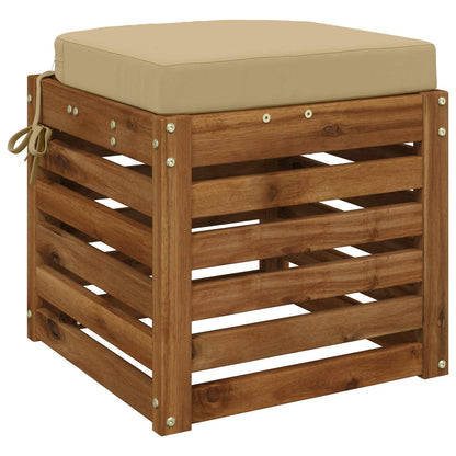 1-delig Zitkussen SOEST 100% Polyester Beige 40 x 40 x 7 cm