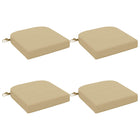 Zitkussens 4 stuks 100% polyester beige